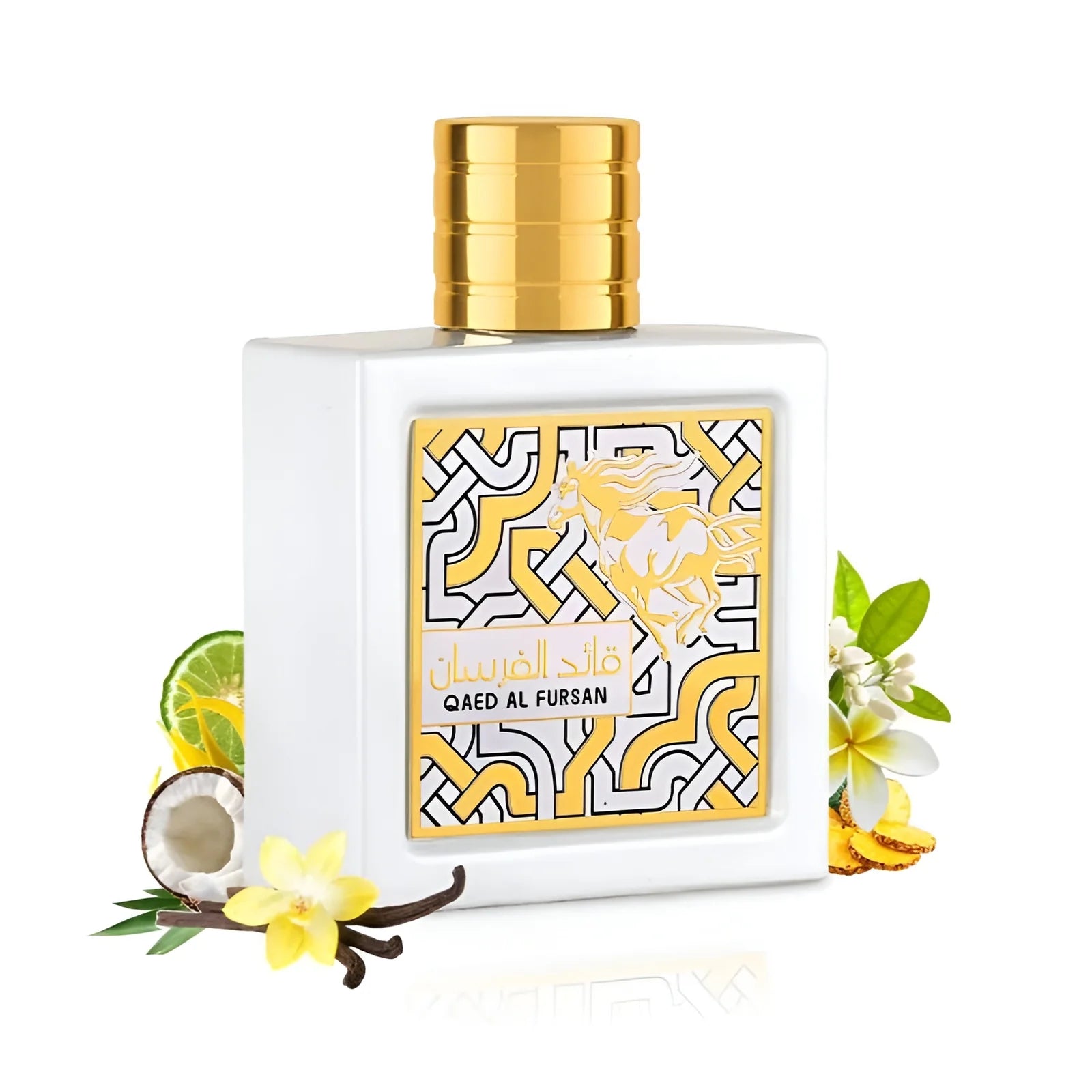 Lattafa Qaed Al Fursan White EDP 3 oz Fragrance