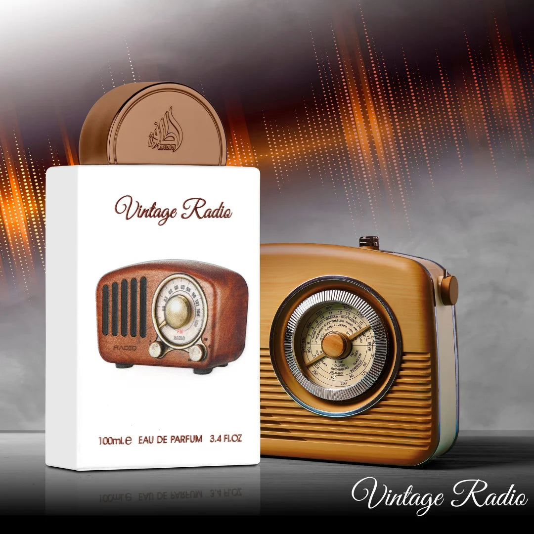 Lattafa Pride Vintage Radio 3.4 oz Fragrance