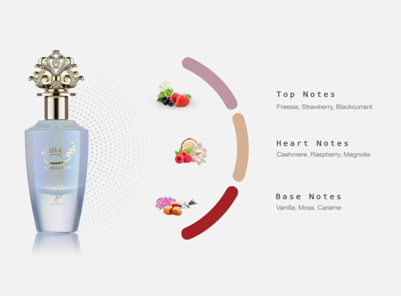 Nuha Vanilla Pearl EDP Spray 2.8 oz Fragrances L by Khadlaj