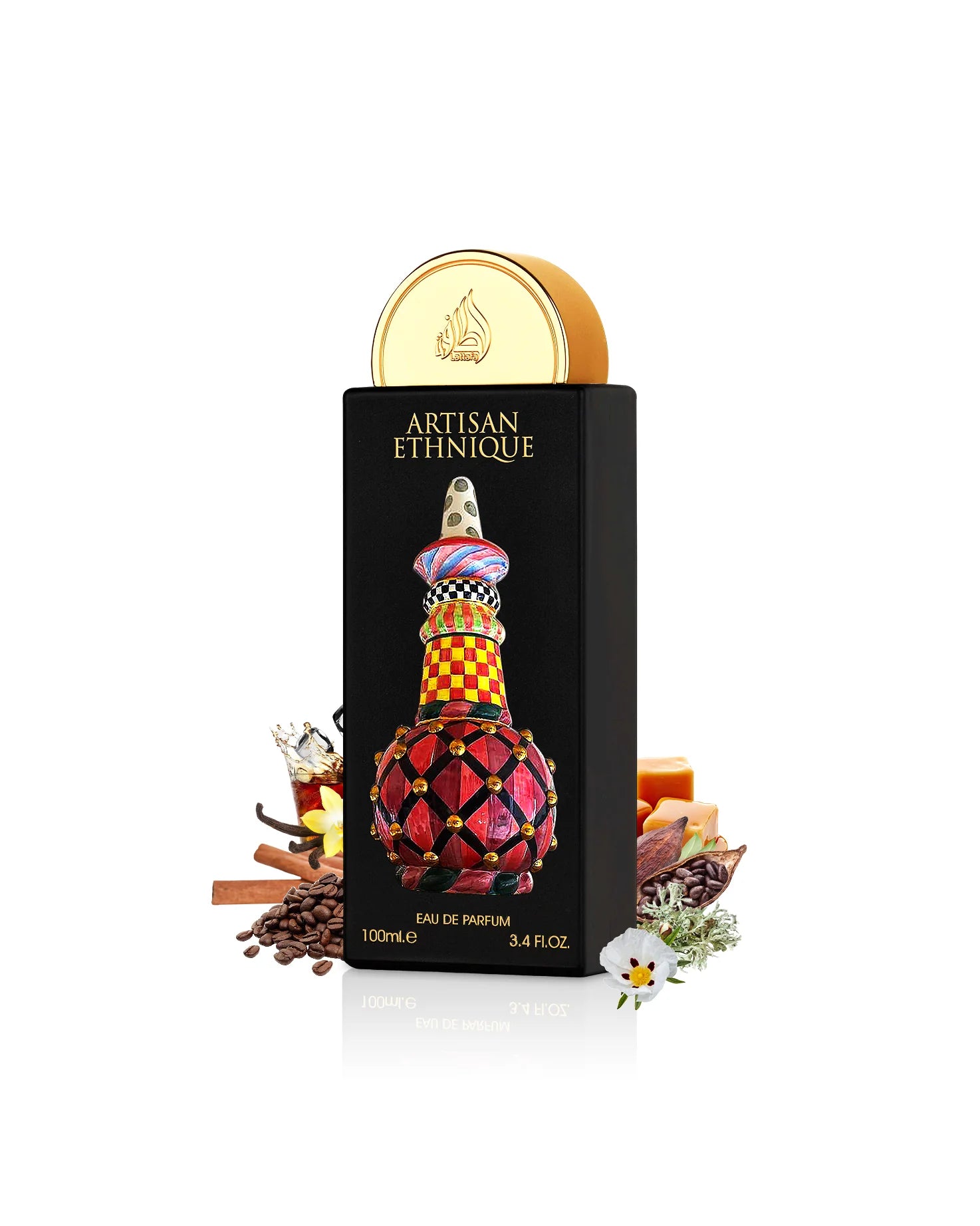 Lattafa Pride Artisan Ethnique for Unisex Eau de Parfum Spray, 3.4 Ounce / 100 ml