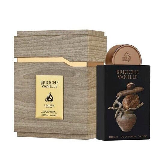 Lattafa Pride Brioche Vanille for Unisex Eau de Parfum Spray, 3.4 Ounce / 100 ml