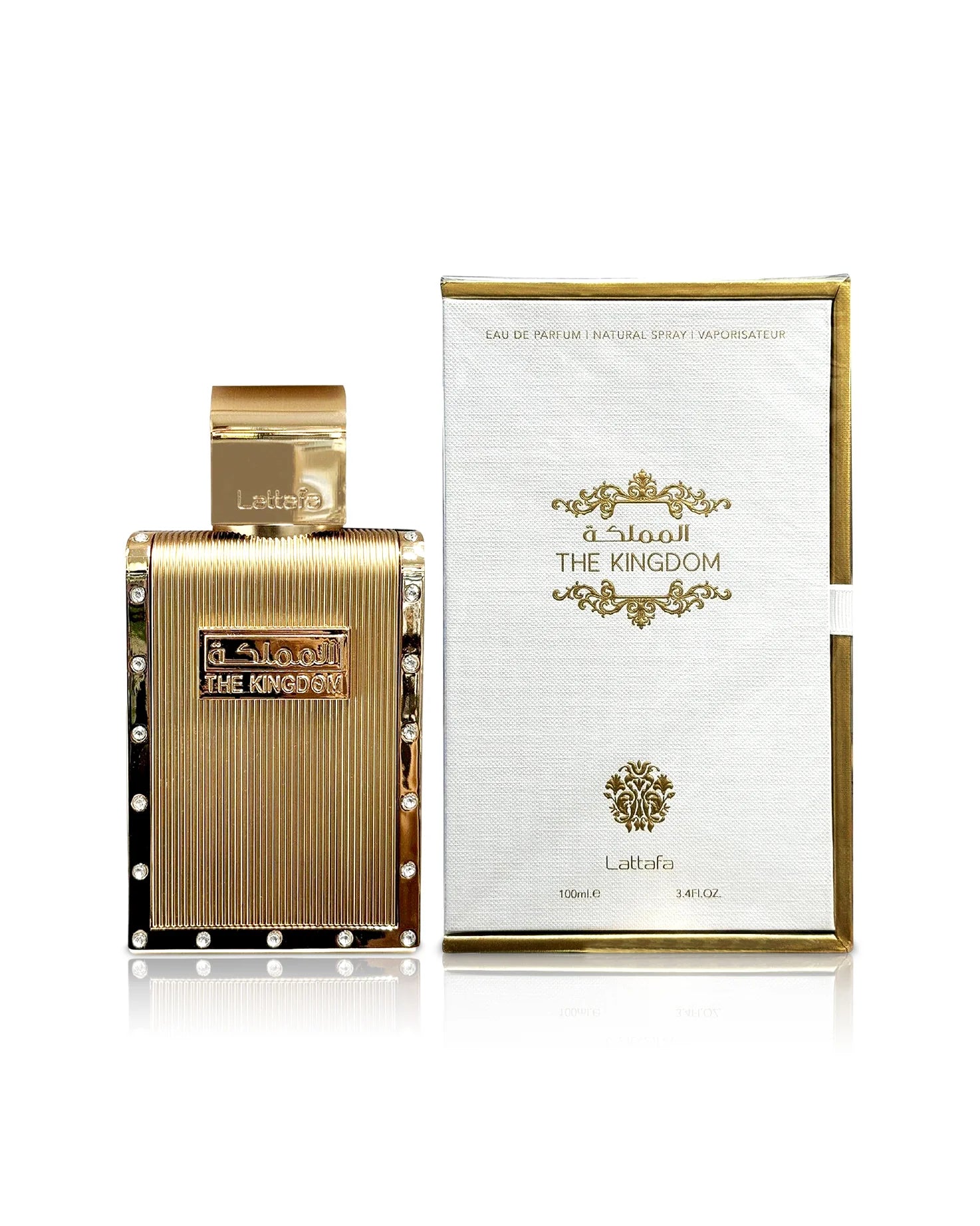 Lattafa Kingdom for Men EDP Spray 3.4 oz Fragrances